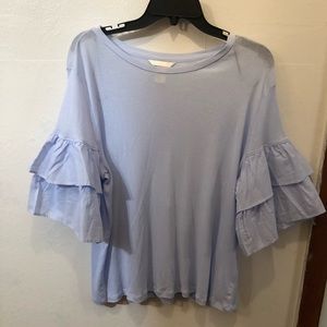 🌸H&M blue dress shirt